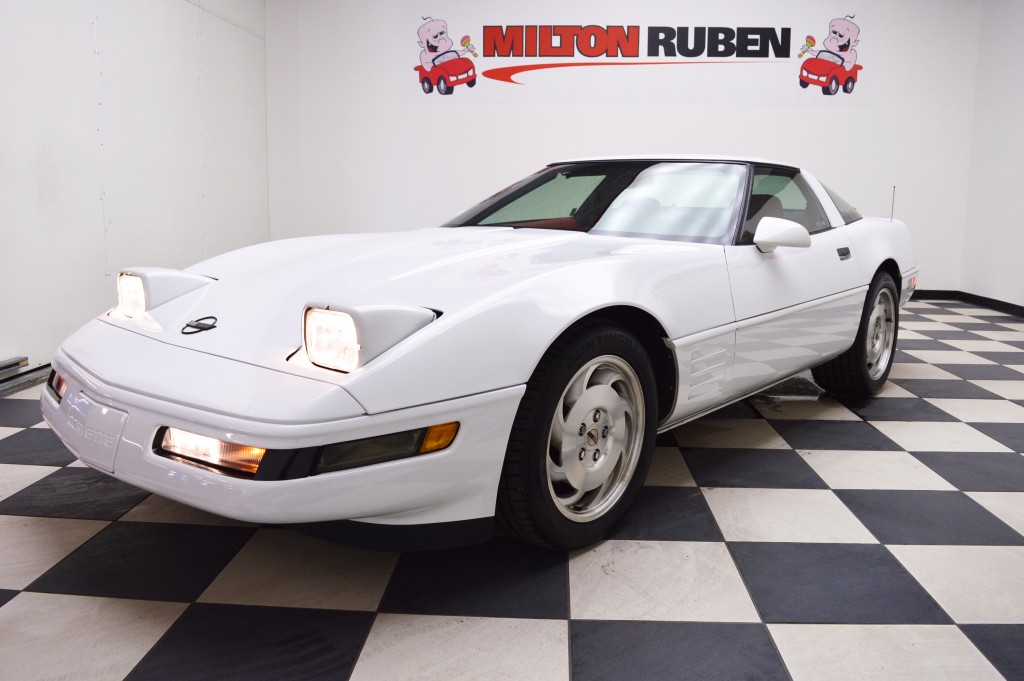 To say that this two-door hatchback is still in style is an understatement. This 1994 pre-owned Corvette Coupe features a bold red interior and is sure to bring back memories of sleeker times. Find more information at http://bit.ly/1JyxrBA.