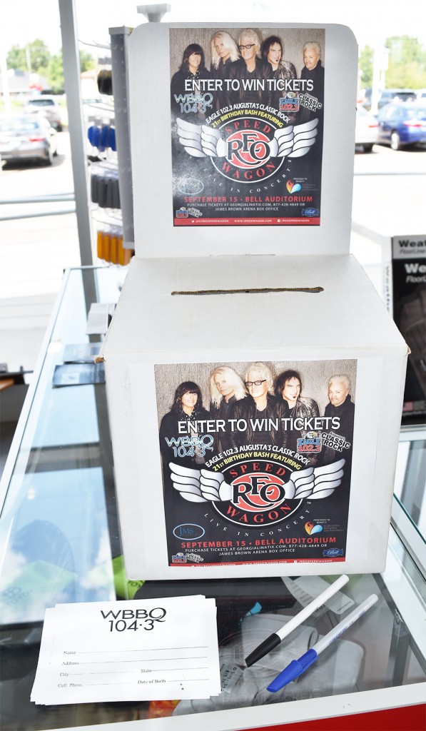Milton Ruben Toyota has teamed up with Eagle 102.3 to give away tickets to the upcoming REO Speedwagon show on Tuesday, September 15, 2015 at the Bell Auditorium. From now until the afternoon of the show, stop by the parts desk at Milton Ruben Toyota to fill out an entry form for tickets.