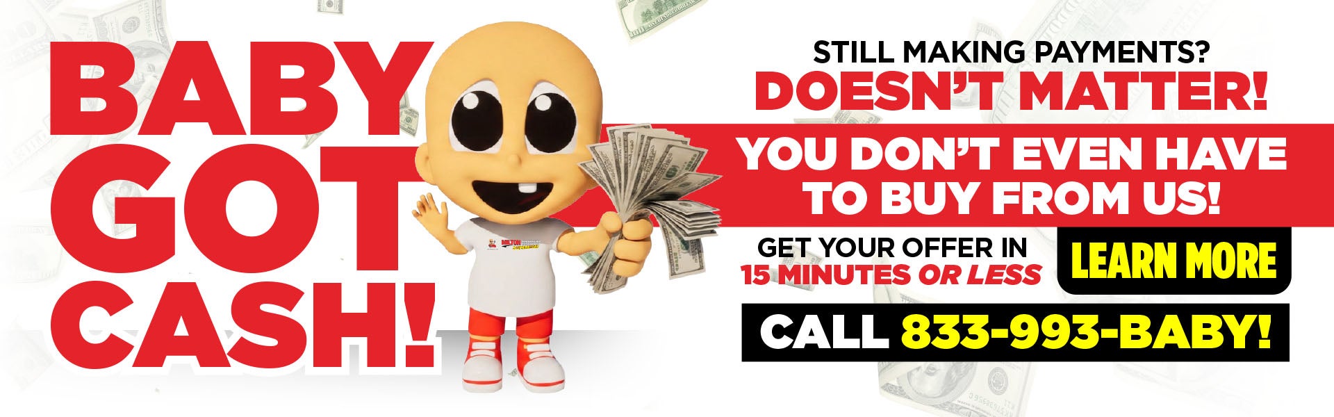 GET YOUR OFFER IN 15 MINUTES OR LESS